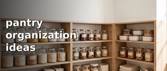 pantry organization ideas